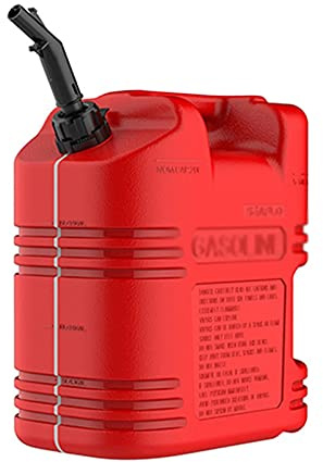 Benzinkanister 5L,10L,20L Kanister mit flexiblem Ausgießer - roter Benzinkanister aus Kunststoff |Ideal für die Lagerung von Dieselkraftstoff |Komfortabel und einfach zu bedienen mit UN-Zulassung