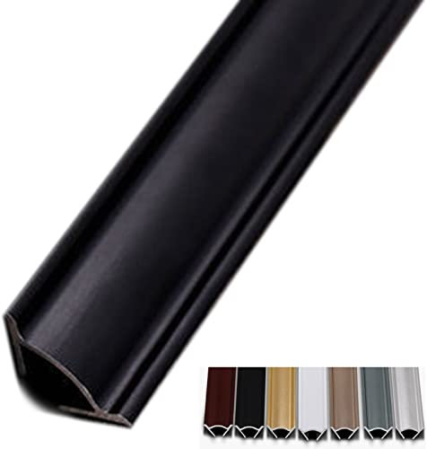 MLYY Kabelkanal Kabelschlauch Kabelmanagement Wand-Eckdraht-Concealer Hochleistungsmetall, Lackierbarer Anti-Kau-Kabelkanal Kabelabdeckung, Baby-/ Haustier-/ Kinderschutz, Außen/Eingang/Küche