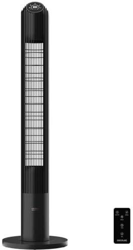 Cecotec - Turmventilatoren EnergySilence 9150 Skyline Smart Design, 116 cm, 45W, LED Touchscreen-Fernbedienung, 3 Geschwindigkeiten, 4 Modi, 12h Timer, Oszillation 70º