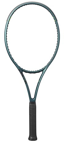 Wilson Blade 100L V9 Strung Performance Tennis Racket - Grip Size 2-4 1/4, Strung with Sensation 16 Natural at Mid Range Tension