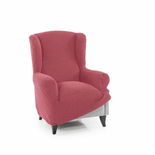 SOFASKINS® Funda para Sillon 1 Plaza, Funda Sofa orejero súper elástica, Funda para sofá con diseño Exclusivo, Transpirable y Duradera, Funda sofá fácil de Colocar. Medida 70-110cm. Color Rosa Claro