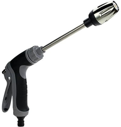 JAMSSOW Turbo Washer Per Tubo Da Giardino, Pistola Ad Alta Pressione, Flusso D'acqua Regolabile, Ugello Ad Alta Pressione Per Tubo Da Giardino, Pistola Ad Acqua Ad Alta Pressione, Idropulitrice