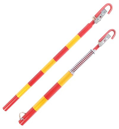 Fridgestea 3 Ton Heavy Duty Car Recovery Tow Bar, 1.8M Tow Pole Towbar Towing Bar Spring Damper Pole Stabilizer for Car Van Truck SUV (3 Ton)