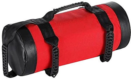 Gewichtssack,Sandbag Roter Sandsack Fitness Gewichtheben Sandsacktraining Tasche Kraftübungen Schwere Sandsack ohne Sand(10kg)