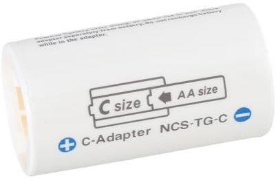 SANRLO Batterie, LR6 AA auf C LR14 Batterieadapter, Konverterhülle für LR6 auf LR14 Zellenumwandlung, Batteriehalter