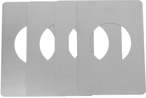 BAZEITFLOW Door Knob Plate Cylinder Cylinder Strike Plate Filler Gate Latch Door Hole Cover Large Security