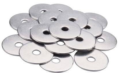 Gendewiner M6 Unterlegscheiben (20 Stück) M6x30x1.5mm Große Beilagscheiben Karosserie Scheiben A2 V2A 304 Edelstahl Unterlegscheibe für Schrauben & Muttern & Gewindestange