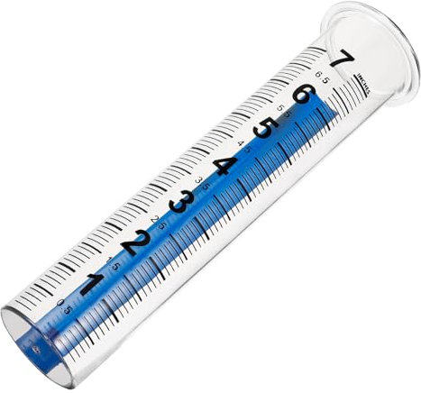 FUNOMOCYA Pluviomètre Transparent pour Pelouse Jauge Eau De Précision Outil De Mesure De Pluie Extérieur pour Jardin Et Maison
