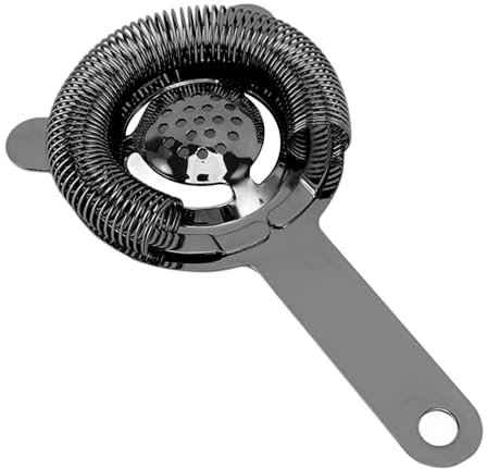 Plyisty Bar Tool -Drink, Multifuncionalmente Cómodo Hecho de Barras de Acero de Acero de inoxidable. una Filtración Efectiva para Restaurantes Duraderos (BLACK)