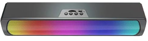 EGUIAS Enceintes de Voiturevoiture Enceintes pour Ordinateur RGB, Bluetooth 5.0, Barre de Son stéréo, Caisson de Basses, Barre de Son pour PC, Haut-Parleur de Jeu