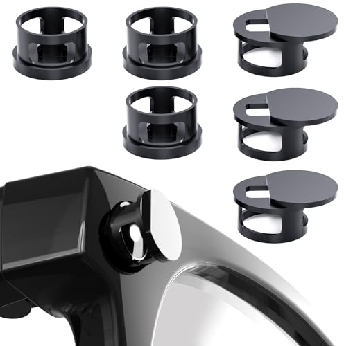 DuHeSin Lot de 6 Coques bloquant la lumière LED pour Lunettes Ray Ban Meta, complètement bloquées et Invisibles, compatibles avec Les Lunettes intelligentes Way-farer, Skyler, Oakley et Headliner AI