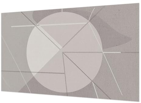 Carta da Parati Fliselina 416x254cm Colla Inclusa Montaggio Murale Stampa di Alta Qualità per Soggiorno e Camera da letto Facile da Pulire Decorazione da Muro - Geometria astratta