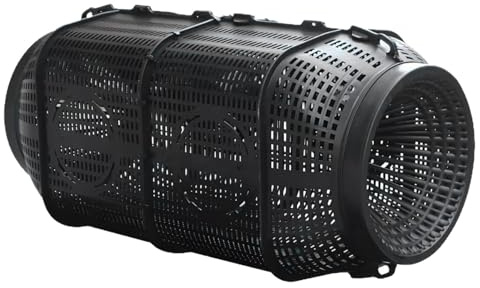 Syglawnd Trampa para cangrejos, Trampa para Peces, Red de Pesca Plegable de 20 Pulgadas con Entrada unidireccional y diseño de Fregadero automático para cangrejos, pececillos, anguilas y bagres