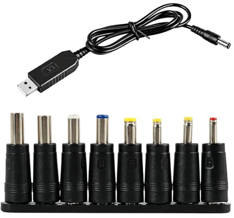 Enchufe Mechero de Coche 12V Universal, 8 Conectores Intercambiables, para Dispositivos Electrónicos de Automóvil