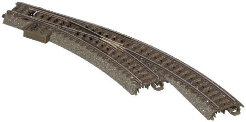 Märklin 24672 C-Gleis Bogenweiche rechts – Innenbogen R1 360 mm/30° – Außenbogen 30° Parallelkreis 77,5 mm – mit Handschalthebel – Spur H0 – ab 15 Jahren