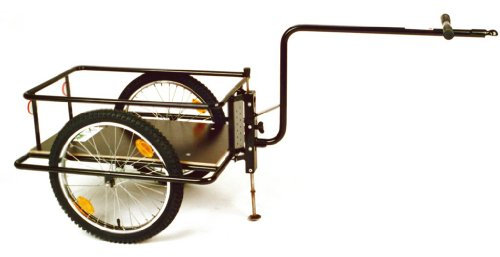 Roland Fahrradanhänger Typ B Hochdeichsel 90 Liter, Schwarz, 500107