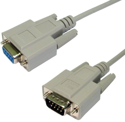 kenable Serie RS232 null Modem câble DB9F Vers DB9M 9 Broches - 2 m [2 mètre]