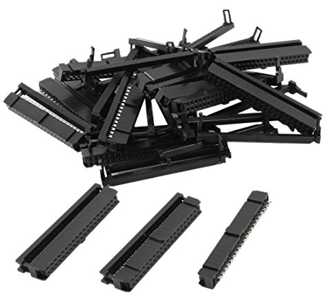 15 Stück, IDC Stecker Fc-IDE Buchse Header Sourcingmap Testkabel (40 x 2,54 mm Pitch de