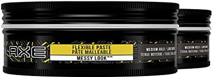 AXE Messy Look Hair Paste, Flexible 2.64 oz, 2 Count