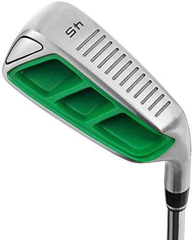 MAZEL Golf Pitching & Chipper Wedge,Right Handed,35,45,55 Degree Available for Men & Women (Right, Stainless Steel (Green Head), S, 45)