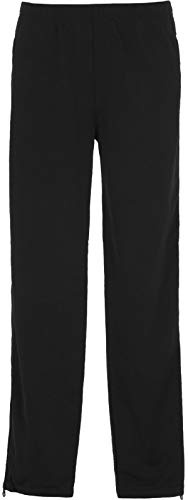 Henry Terre Trainingshose Jogginghose Herren Reha Sweat Hose Reißverschluss Unisex S-3XL, Farbe:schwarz, Größe:3XL