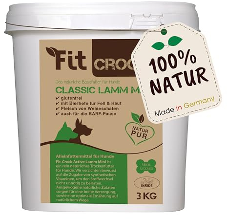 cdVet Fit-Crock hundfoder torr klassisk lamm mini 3 kg, går ej sönder