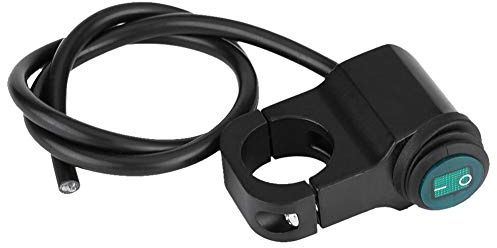 22mm Motorrad Lenkerschalter, universal Lenker Steuerschalter Motorrad Scheinwerfer Hupenschalter Nebelscheinwerfer EIN/AUS Schalter Wasserdichter 12 V Motorradschalter