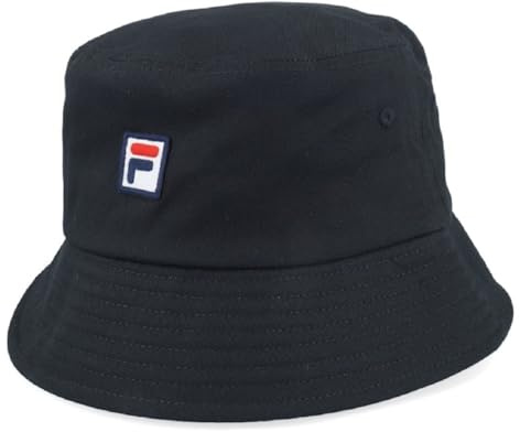 FILA Bizerte Fitted Bucket Hat-Black-OneSize