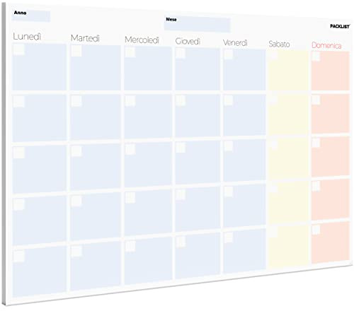 Packlist Personlig kalender ALE (italiensk kalender | A4)