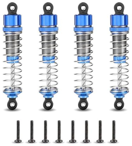 HAIBOXING 1/12TH Scale RC Car Spare Parts Desert Truck Aluminum Capped Oil Filled Shocks 4pcs Apply to 2995 (T2100)