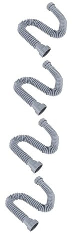 DOITOOL 4 Stücke Becken Abflussrohr 50cm Flexible Ablauf Rohr Waschmaschine Ablauf Schlauch Wasser Outlet Schlauch Waschmaschine Zubehör