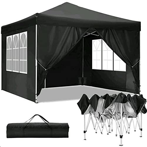 PRUJOY Tienda de pérgola Plegable y retráctil, cochera portátil Impermeable Gruesa Adecuada para 3-8 Personas, sombrillas para Acampar al Aire Libre