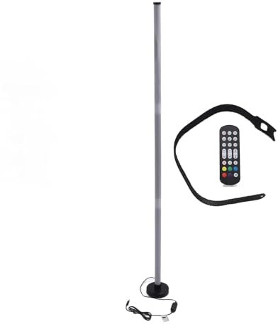 Lampada da Terra Angolare a LED con 3 modalità di Controllo, Sincronizzazione Musicale, Risparmio Energetico, Lampada Moderna RGB, Adatta per Soggiorno, Camera da Letto
