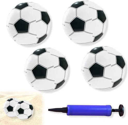 Palline gonfiabili, 4 pezzi, palloni da spiaggia per piscina, feste, pallanuoto e pallone da spiaggia, giochi per bambini, giochi acquatici, feste in piscina