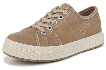 Blowfish Malibu Womens Super Smile Slip On Sneaker Desert Khaki Canvas 8 M