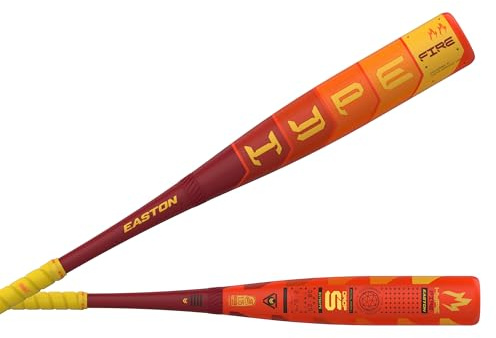 Easton Hype Fire Baseballschläger 2025, USSSA (12,7 cm), 12,7 cm, 2 Stück, Verbundwerkstoff