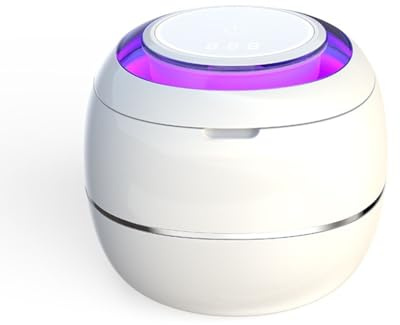 Limpiador Ultrasonidos Dental Limpieza Limpiador Ultrasónico UV para Dentaduras Postizas, Alineador, Retenedor Joyería De La Máquina De Limpieza Para Joyas y Todos los Aparatos Dentales