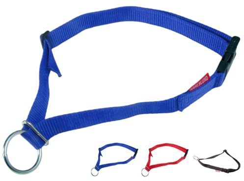 NETPROSHOP Sicherheits-Halsband für Ihr Pferd mit Sicherheitschnalle Nylon, Farbe:Blau