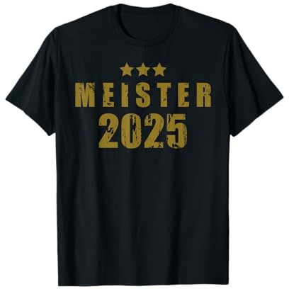 Meister 2025 Aufsteiger Meister Mannschaft Fußball Handball T-Shirt