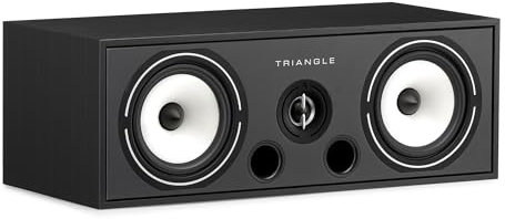 Triangle - Enceinte Centrale Home-Cinéma BOREA BRC2-2 Voies - Puissance Admissible 120W - Rendement 91 DB/W/m - Bass Reflex - 580 x 200 x 260 mm - Noir (Pièce)