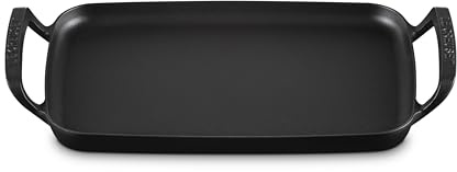 Le Creuset Plancha rectangular de hierro fundido para barbacoa al aire libre | Colección Alpine Outdoor