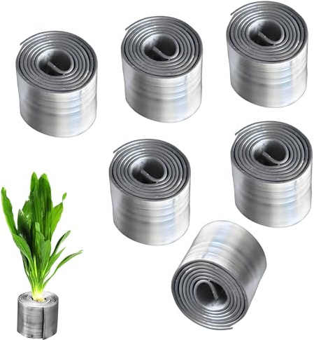 6Roll Aquarium Plant Weights Customizable Lead Aquatic Plants Anchors Rust-Proof Bendable Aquarium Plant Holder Prevents Floating for Fish Tank Aquariums Ponds Live Artificial Plants Decorations