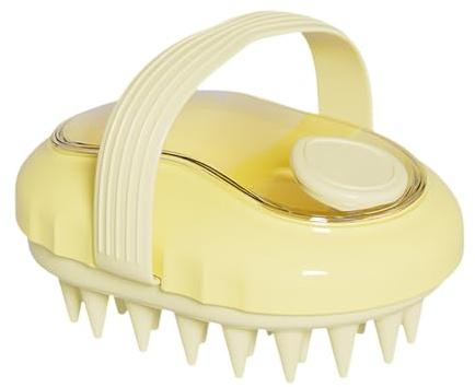 Massaggiatore Per Cuoio Capelluto Spazzola Massaggiante per Shampoo | Strumento Massaggiante per Pulizia Profonda Capelli Bagnati e Asciutti Utilizzabile in Casa Bagno ed Esterno