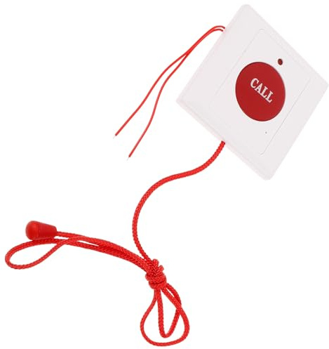 TOBBOMEY Pulsante Sos di Emergenza da Parete con Corda per Anziani e Pazienti Allarme Rapido per Chiamata di Aiuto Dispositivo Sos Salva Vita per Uso Domestico e Ospedaliero