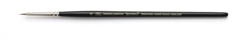 Winsor & Newton 5012000 serie 7 akvarellpenslar, Kolinski rund borste miniatyr nr 0 – 1,5 mm, kvalitet av handarbete