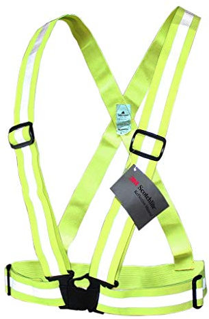 Salzmann Reflektorweste für Kinder | Verstellbare Weste zum Mitwachsen | Größe 86-164 | Hergestellt mit 3M Scotchlite