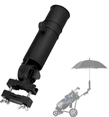 Umbrella Stand, Umbrella Holder for Trolley, Universal Push Trolley Umbrella Holder for Push Cart, Motocaddy Umbrella Holder for Stroller Fishing Beach Chair