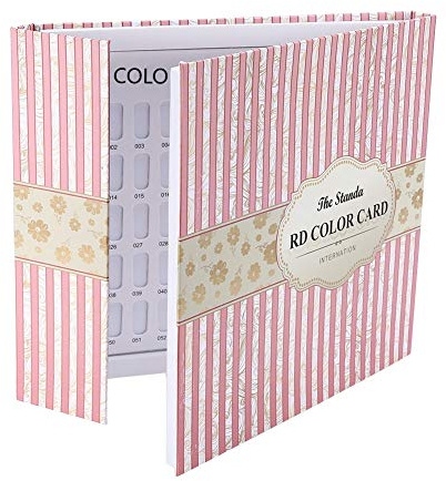 Espositore per Unghie, 2 Tipi Tabella di Visualizzazione del Colore delle Unghie Libro Cartella per Esposizione a Colori del Gel per Smalto per Unghie Cartella per Esposizione di Unghie in Gel(2)