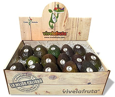 Cesta de aguacates extra, seleccionados pieza a pieza, 2 kg, Vivelafruta.com