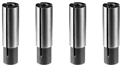 Genmitsu 4-teiliger Fräser-Spannzangenadapter, 1/4″ bis 1/8″ CNC-Gravierfräser-Bit-Spannzangen-Größenkonverter